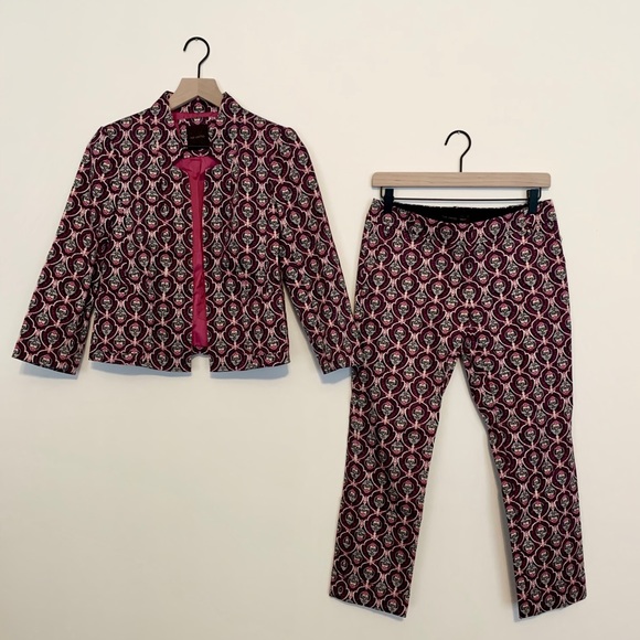 Patterned matching statement suit set - Picture 1 of 6